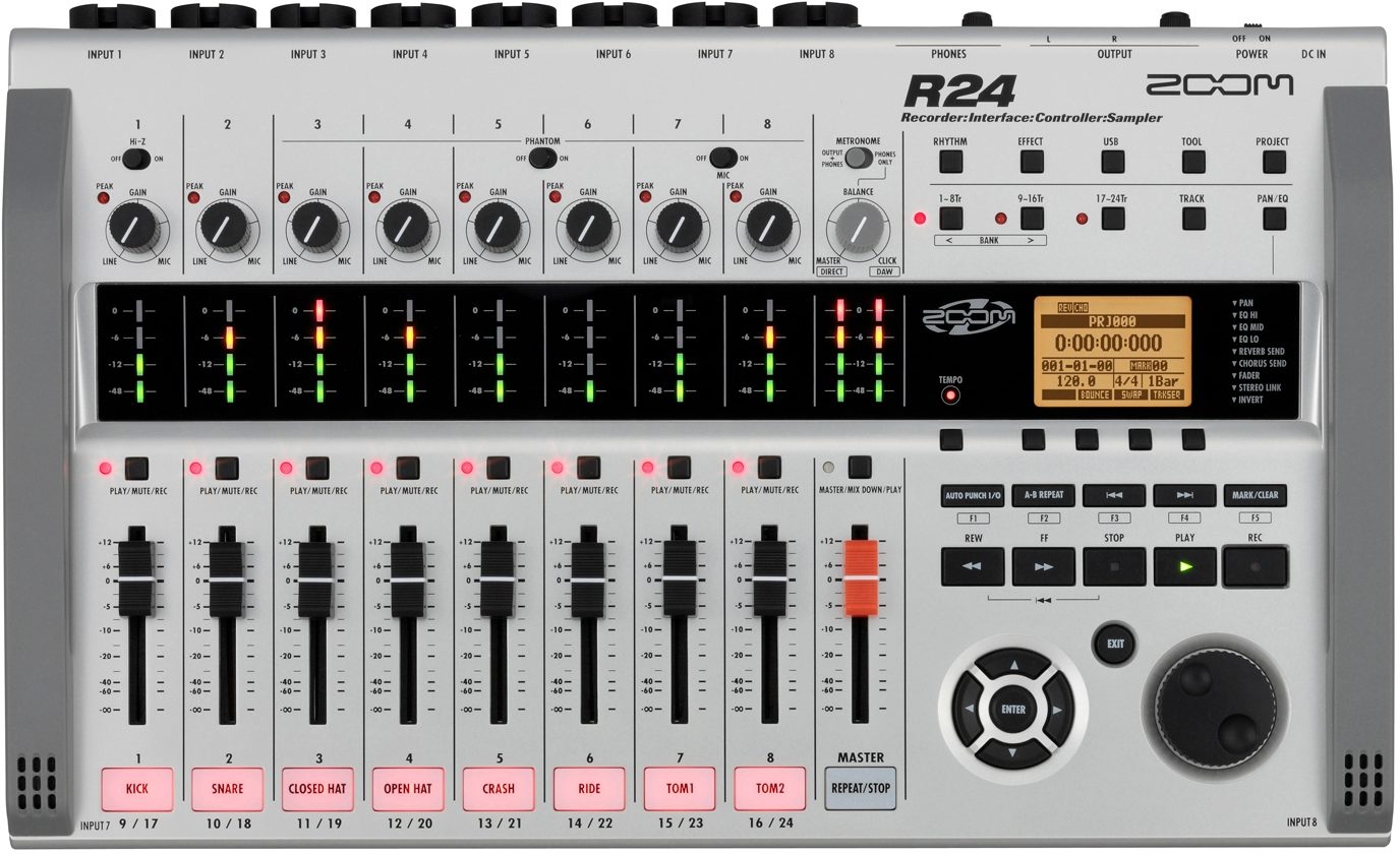 Zoom R24 24-Channel Multi-Track Recorder