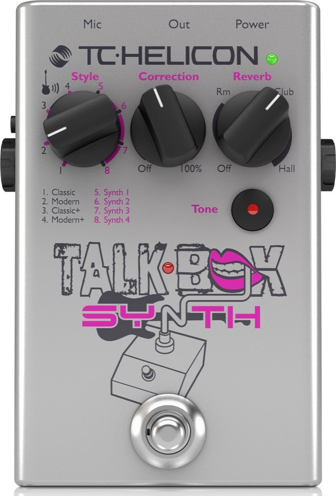 TC Helicon Talkbox Synth StudioQuality Vocal FX Pedal
