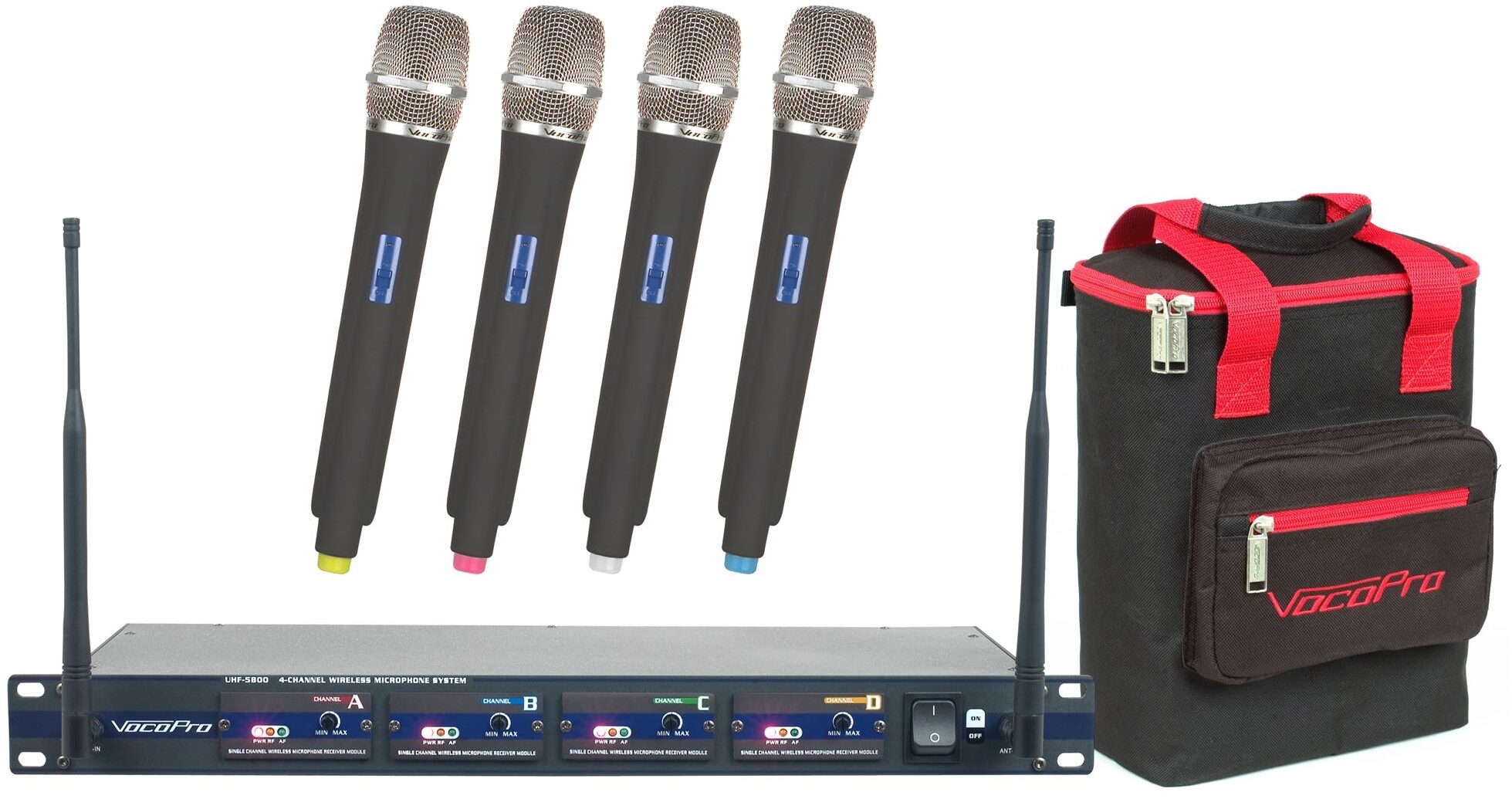 VocoPro UHF5800 Pack UHF Wireless Microphone System