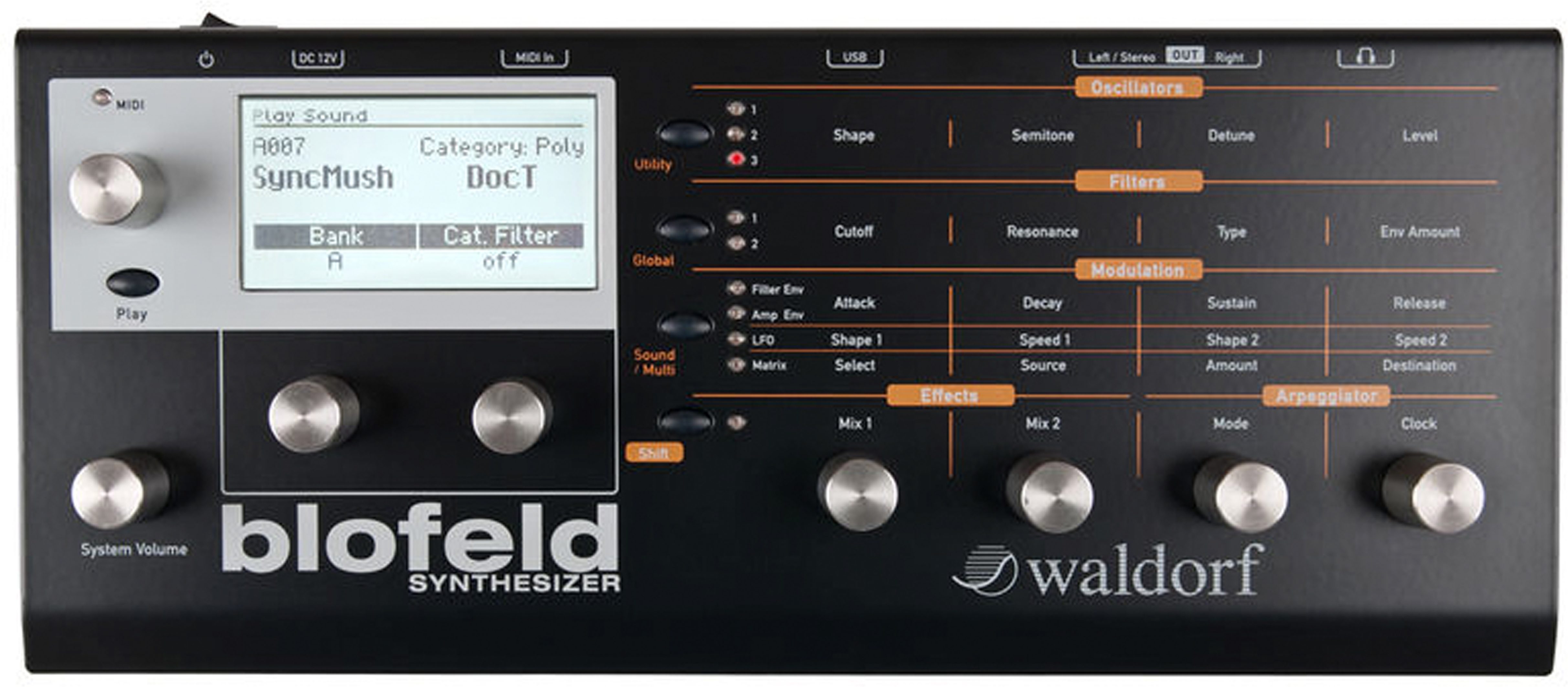 Waldorf Blofeld Desktop Synthesizer