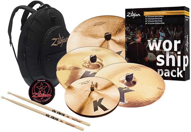 Zildjian Worship Series K Custom Cymbal Pack