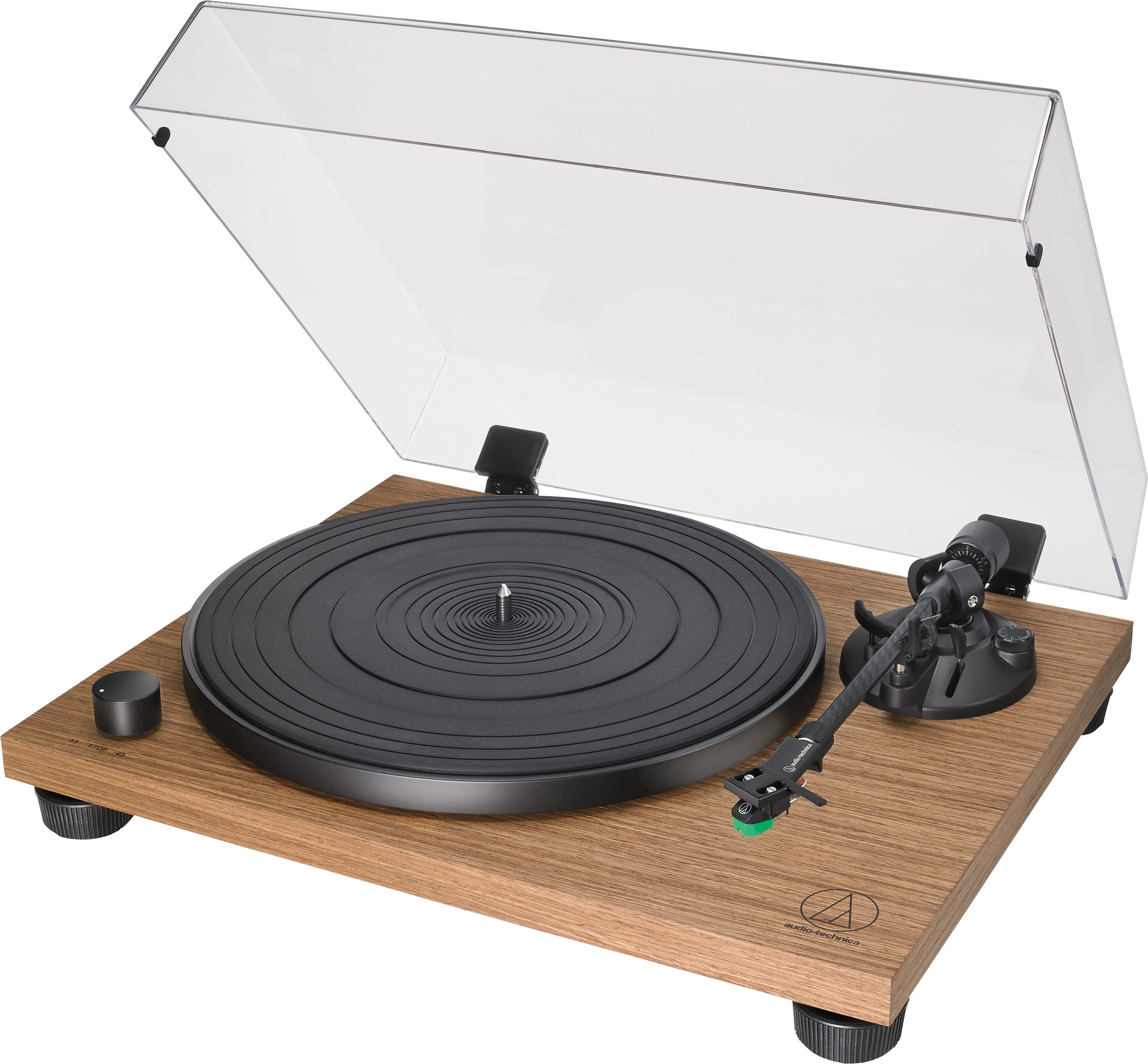 Audio Technica At Lpw40wn Wood Base Turntable