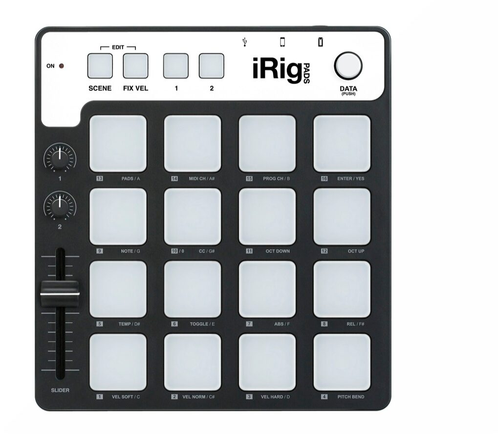IK Multimedia iRig Pads iOS MIDI Pad Controller
