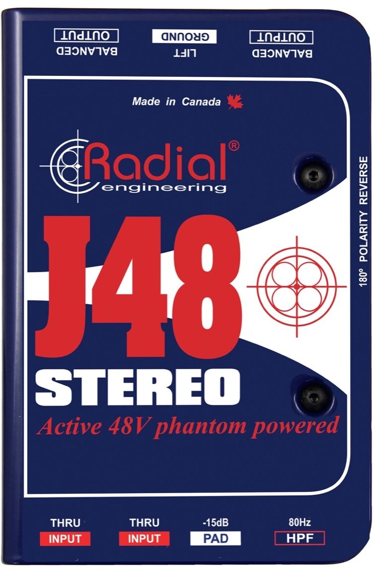 Radial J48 Stereo Active Direct Box