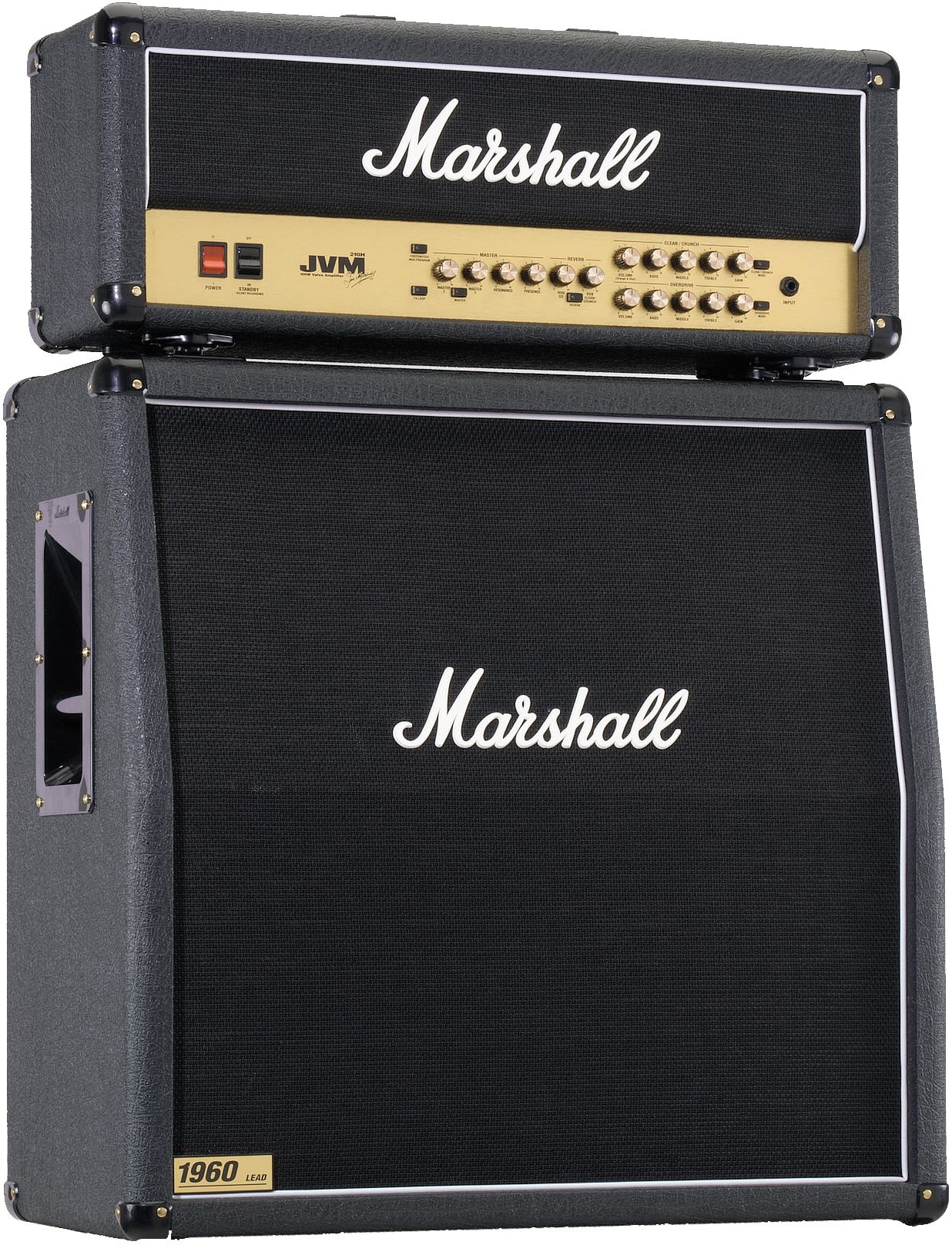 Marshall JVM Half Stack with JVM210H Amp Head and JCM1960A Cab